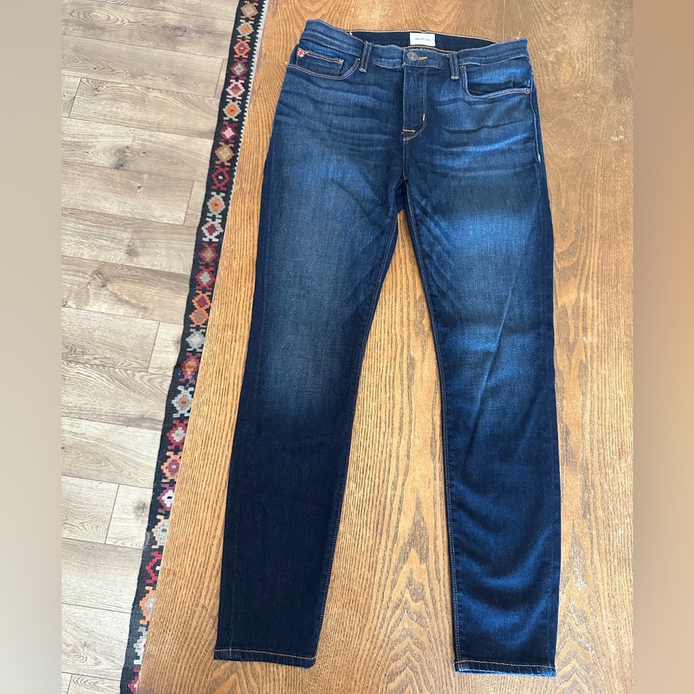 Hudson MidRise Ankle Natalie Super Skinny Jeans, size 28
